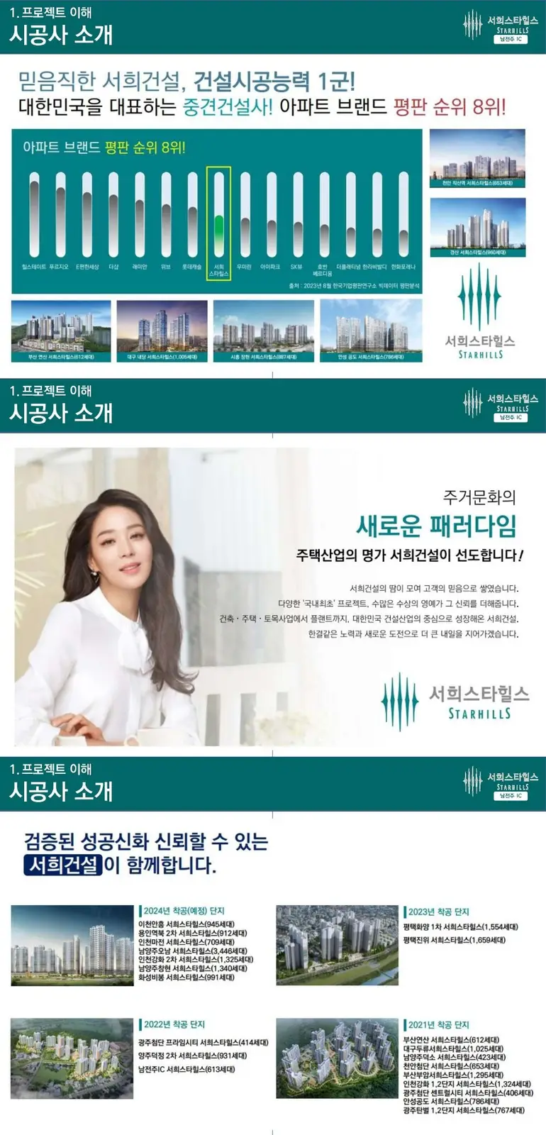 서희스타힐스 브랜드