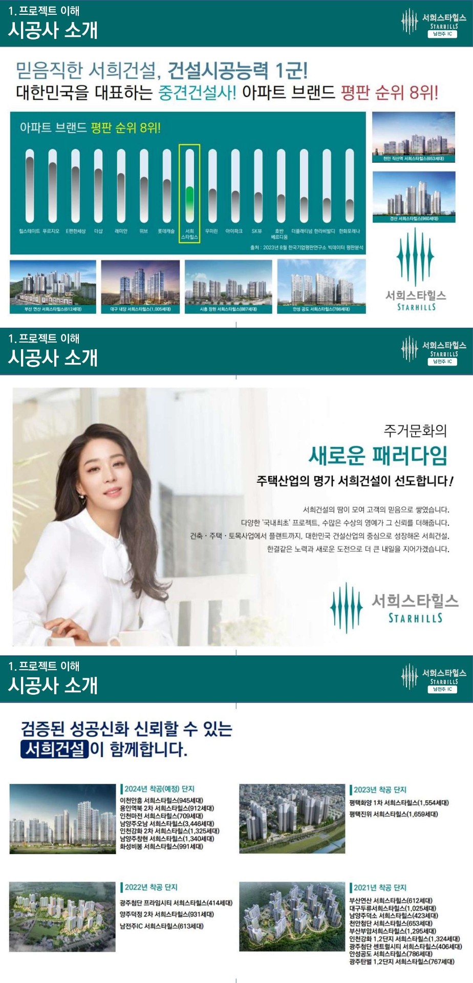 서희스타힐스 브랜드